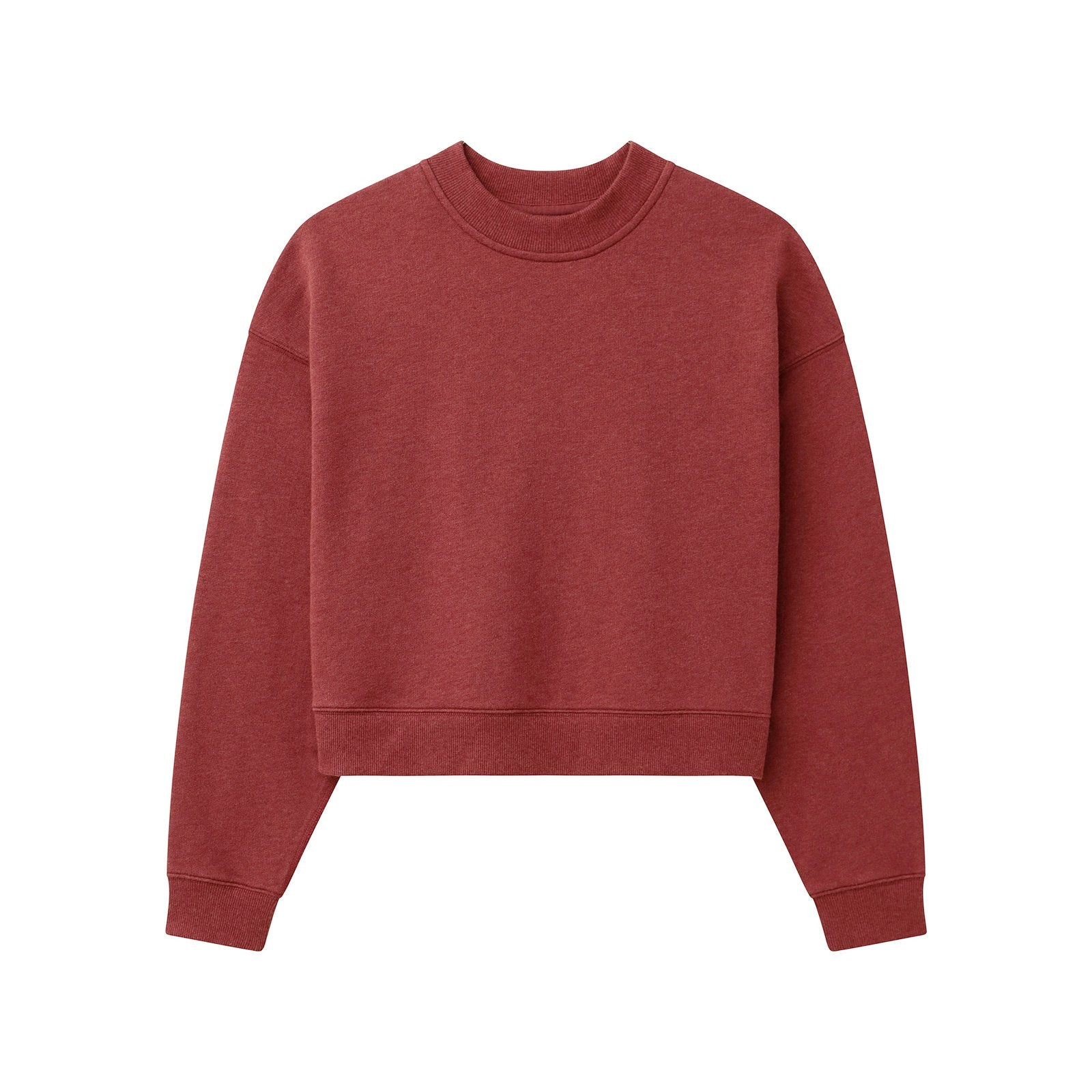 Cropped Fleece Sweatshirt