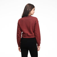 Cropped Fleece Sweatshirt