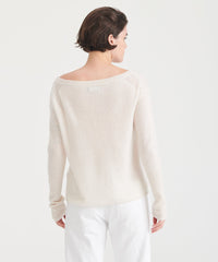 Lightweight Cashmere Boatneck Sweater