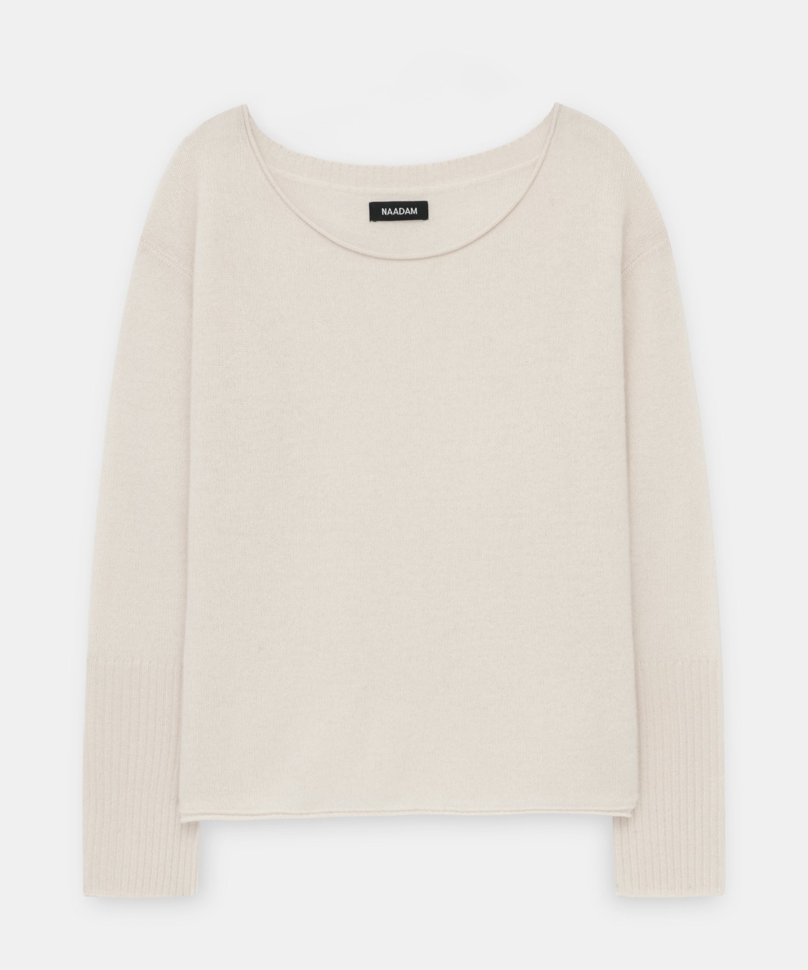 Lightweight Cashmere Boatneck Sweater