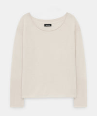 Lightweight Cashmere Boatneck Sweater