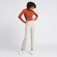 Ribbed Flared Pant