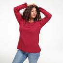 Lightweight Cashmere Ribbed Sweater