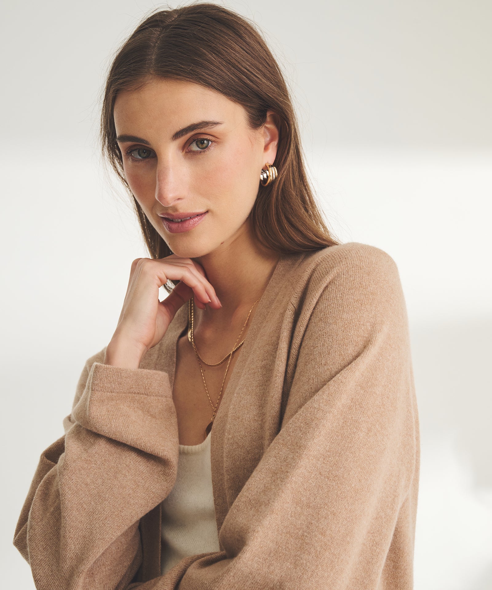 Washable Cashmere Cardigan