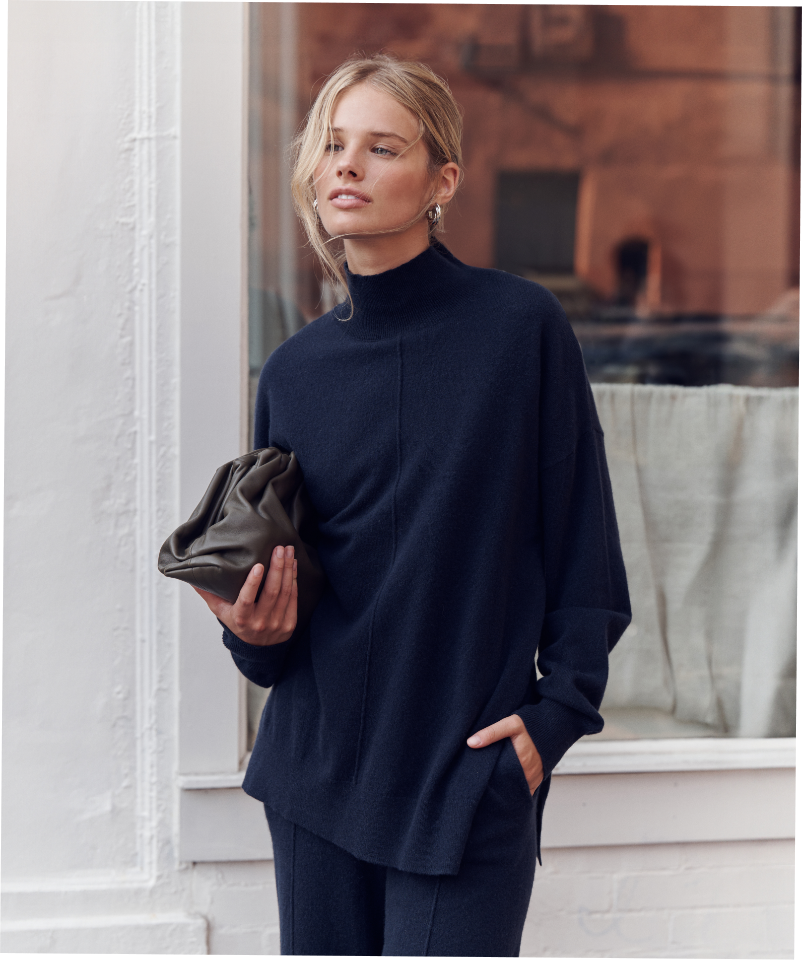 Washable Cashmere Turtleneck